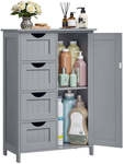 Badezimmerschrank mit 4 Schubladen und 1 Schrank mit verstellbarer Ablage,...