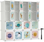 Kleiderschrank aus Kunststoff f&uuml;r Kinder