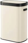 M&uuml;lleimer mit Sensor, automatischer Abfalleimer 50 L, Softclose-Deckel, Gold