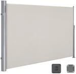 Seitenmarkise f&uuml;r Balkon und Terrasse, Beige-Seitenrollo / 200 X 300 cm / Aluminium