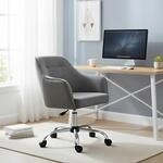 Homeoffice-Stuhl, Drehstuhl, Schreibtischstuhl, Grau