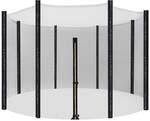 Sicherheitsnetz f&uuml;r Trampolin, Schwarz / 366 cm