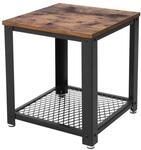Industrie-Design Beistelltisch mit Gitter
