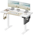 H&ouml;henverstellbarer Schreibtisch mit Memory-Funktion, Wei&szlig; / 60 X 120 cm