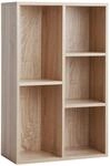 B&uuml;cherregal mit 5 F&auml;chern, Eiche