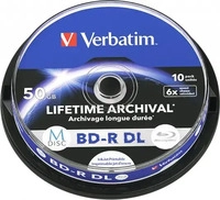 Verbatim 43847, Verbatim M-DISC BD-R DL 50GB/1-6x Jewelcase (5 Disc)