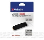 Verbatim 49369, Verbatim SSD 4TB, PCIe 4.0, M.2 2280, NVMe, Vi7000G
