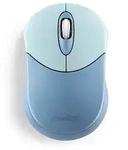 Perixx PERIMICE-802BL, Bluetooth-Maus f&uuml;r PC und Tablet, schnurlos, blau