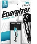 Energizer Alkaline Max Plus 9V Block 6LR61 Batterie - 1er Verpackung