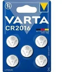 Varta CR2016 Lithium Knopfzelle 3V Batterie - 1 x 5er Verpackung