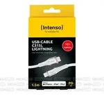Ladekabel, USB-C/Lightning, 1.5m, weiss