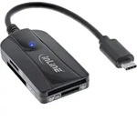 Inline&reg; Card Reader USB 3.1 USB-C, f&uuml;r SD/SDHC/SDXC, microSD, UHS-II kompatibel