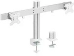 Inline Aluminium Monitor-Tischhalterung f&uuml;r 2 Monitore bis 32", 8kg