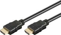 wentronic HDMI-Kabel, High Speed, mit Ethernet, 4K/60Hz, schwarz, 10m