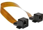 Inline 69991I, 0.3m - Inline Patchkabel Fensterdurchf&uuml;hrung, 2x RJ45 Buchse,