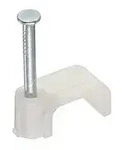 Inline&reg; Kabelschelle 10mm eckig, wei&szlig;, 100 St&uuml;ck