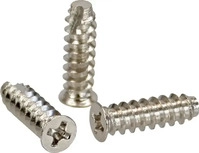 Inline L&uuml;fterschraube, 5x16mm, silbern 100er Pack