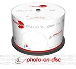 PRIMEON - DVD-R 4.7GB/120Min/16x Cakebox (50 Disc) - photo-on-disc, Inkjet Full Size