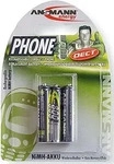 Ansmann 5030142, Ansmann NiMH AAA Micro 800mAh HR03 Akku f&uuml;r DECT Telefon - 3er