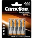 4x Camelion NiMH AAA Micro 1000mAh HR03 Classic Akku