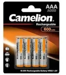 4x Camelion NiMH AAA Micro 600mAh HR03 Classic Akku