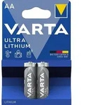 2x Varta Ultra AA Mignon FR6 Lithium Batterie