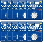 Varta CR2016 Lithium Knopfzelle 3V Batterie - 10er Verpackung