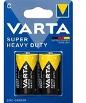 2x Varta Super Heavy Duty Baby C R14 Zink Kohle Batterie
