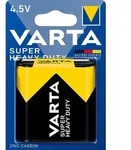 1x Varta Super Heavy Duty 4,5 V Flachbatterie 3R12 Zink Kohle