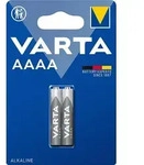 2x Varta AAAA Mini LR61 Alkaline Batterie
