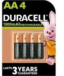 Duracell NiMH AA Mignon 1300mAh HR6 Akku - 4er Verpackung