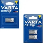 10x Varta Lithium 3V CR123A CR17345 Batterie