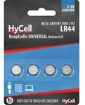 Hycell V13GA LR44 LR1154 357 1.5V Alkaline Knopfzelle - 4er Verpackung