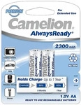 Camelion 17423206, 2x Camelion NiMH AA Mignon 2300mAh HR6 Always Ready Akku