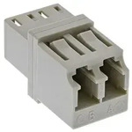 Inline&reg; LWL Kupplung, Duplex LC/LC, multimode, beige, Keramik-H&uuml;lse