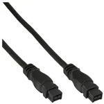 Inline&reg; FireWire Kabel, IEEE1394 9pol Stecker / Stecker, schwarz, 1,8m