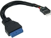 Inline USB 3.0 zu 2.0 Adapterk. int., USB 3.0 / USB 2.0 Pfostenanschluss, 0,15m