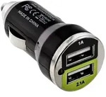Inline&reg; USB KFZ Ladeger&auml;t Stromadapter, 12/24VDC zu 5V DC/2.1A, Mini