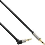 10m - Inline&reg; Slim Audio Kabel Klinke 3,5mm ST/ST, gewinkelt, Stereo