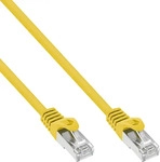 Inline Patchkabel, SF/UTP, Cat.5e, gelb, 0,5m