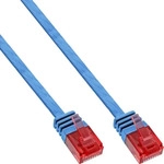 Inline Patchkabel flach - U/UTP- Cat.6 - Grau - 1,5m