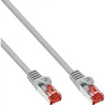 Inline&reg; Patchkabel - S/FTP (PiMf) - Cat.6 - halogenfrei Kupfer - Grau - 7,5m