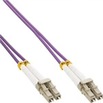 Inline LWL Duplex Kabel, LC/LC, 50/125&micro;m, OM4, 1m