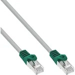 Inline&reg; Crossover Patchkabel, SF/UTP, Cat.5e, grau, 1m