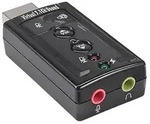 Inline&reg; USB Audio Soundkarte, mit virtuellem 7.1 Surround Sound