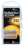 Typ 312 PR41 Duracell H&ouml;rger&auml;tebatterien 1,45 V - Braun - 120 St&uuml;ck 20 x 6er