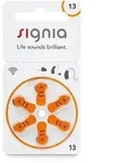 60x Typ 13 PR48 Signia H&ouml;rger&auml;tebatterien 1,45 V - Orange