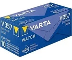 10x SR44W 357 Silberoxid Batterie Varta 1,55 V