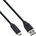 Inline&reg; USB 2.0 Kabel, USB-C Stecker an A Stecker, schwarz, 1,5m