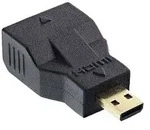 Inline&reg; HDMI Adapter, Mini HDMI C Buchse auf Micro HDMI D Stecker, 4K2K